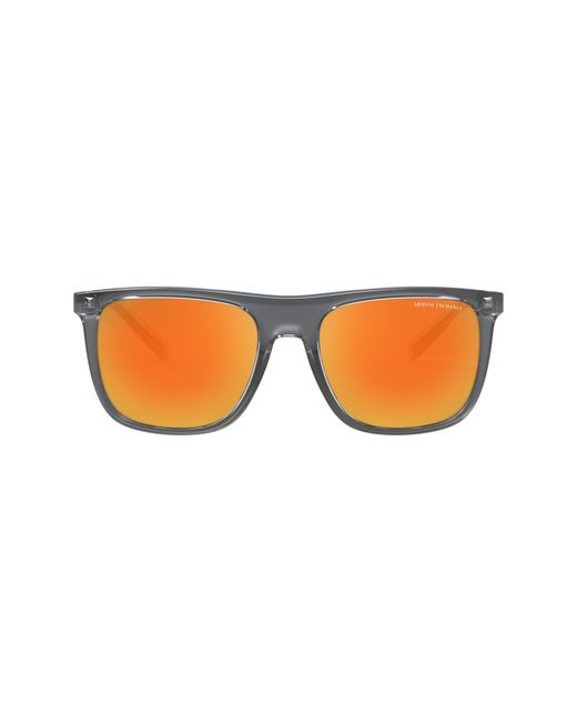 Armani Exchange 63mm Oversize Sunglasses