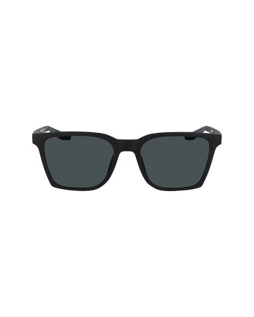 Nike Bout 54mm Polarized Sunglasses Black Dark Grey Lens