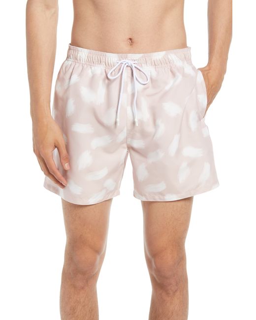 Ted Baker London Mitchll Smudge Print Swim Trunks 2