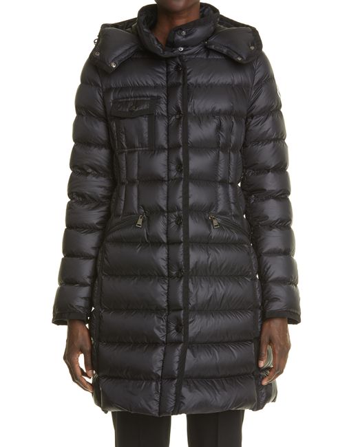 Moncler Hermine Hooded Down Quilted Parka