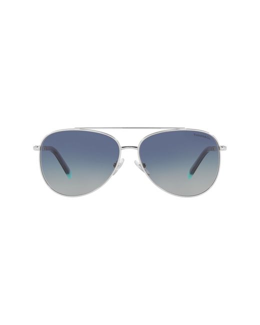 Tiffany & co. 59mm Gradient Pilot Sunglasses