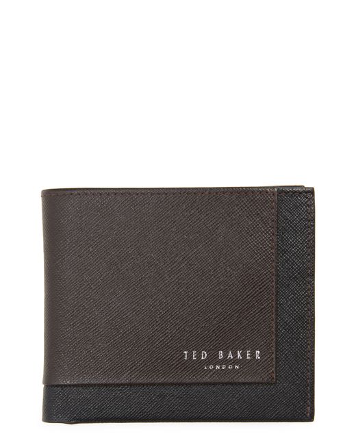 Ted Baker London Troo Leather Wallet Brown