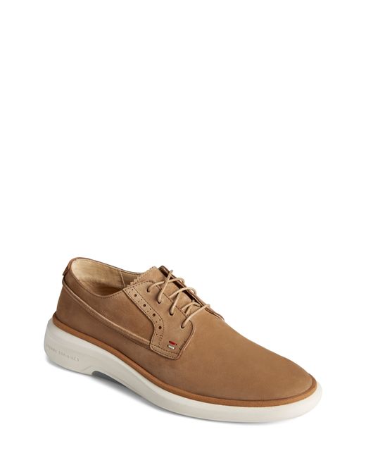 Sperry Gold Cup Commodore Plushwave Plain Toe Derby Beige