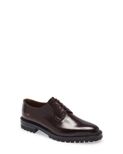 Common Projects Lug Sole Derby Burgundy