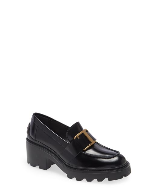 Tod's Buckle Moc Toe Loafer