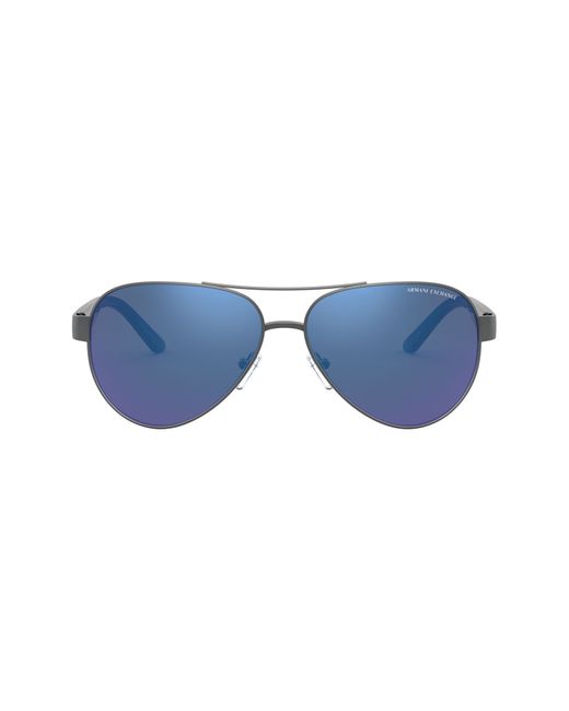 Armani Exchange 34mm Aviator Sunglasses