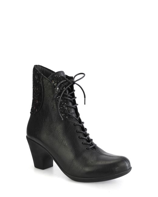 Cloud Jalil Chunky Heel Lace-Up Boot