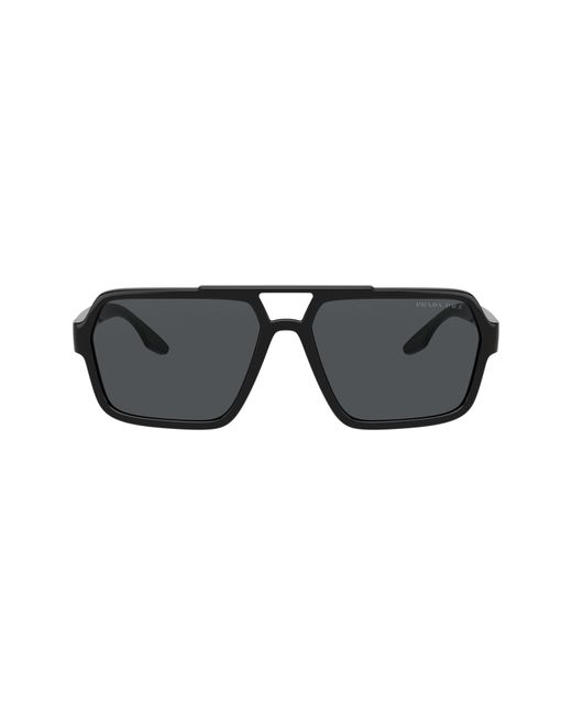 Prada Sport 59mm Rectangle Sunglasses