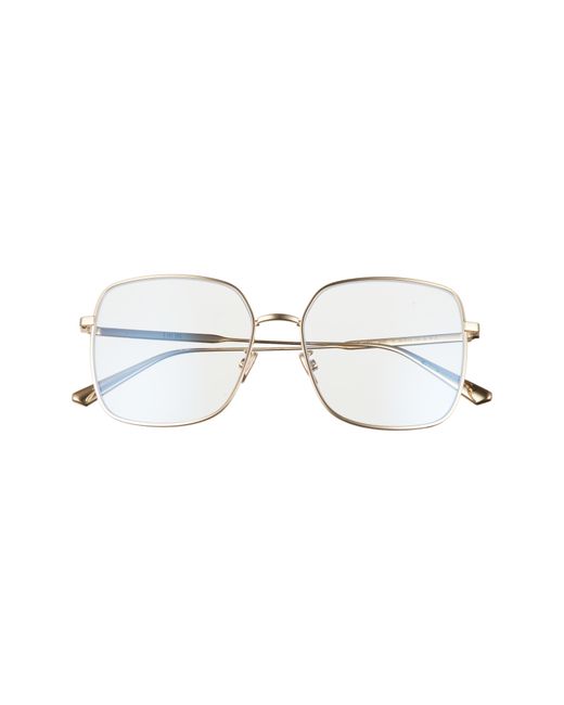 Christian Dior Gemdior 56mm Square Blue Light Blocking Glasses