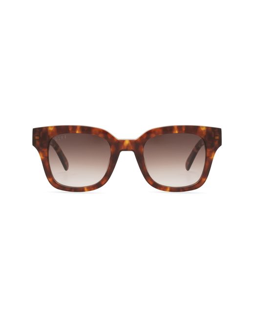 Diff Jean 54mm Square Polarized Sunglasses