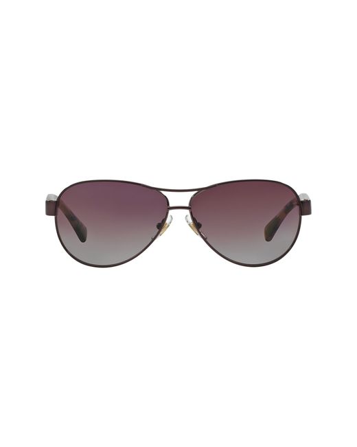 Ralph Lauren 59mm Gradient Aviator Sunglasses