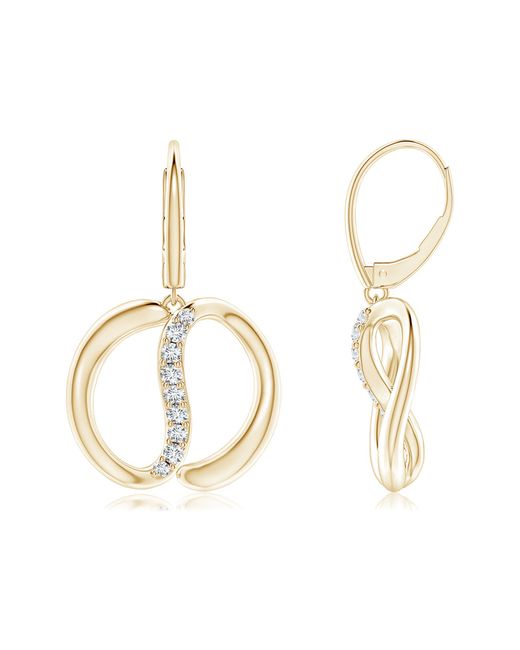 Natori Shangri-La Diamond Yin Yang Drop Earrings