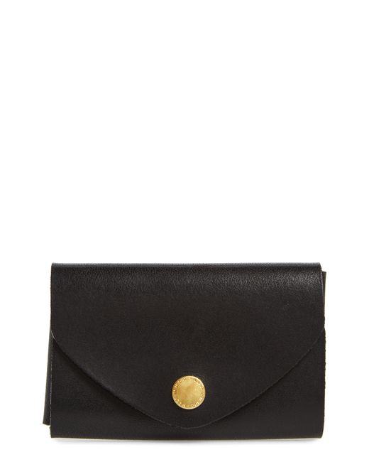 Ezra Arthur Leather Snap Pouch in at Nordstrom