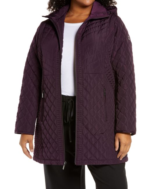 Gallery Quilted Jacket with Removable Hood in at Nordstrom