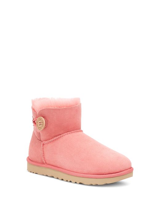 uggr UGGR Mini Bailey Button II Genuine Shearling Boot in at Nordstrom