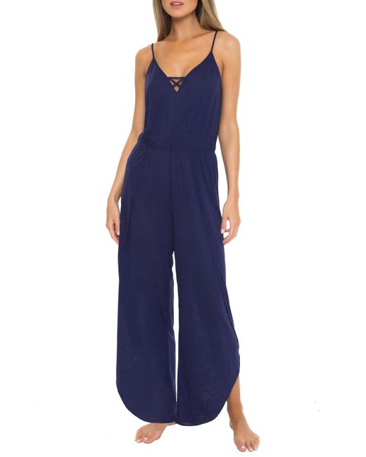 Becca Breezy Basic Wide Leg Cover-Up Jumpsuit in at Nordstrom