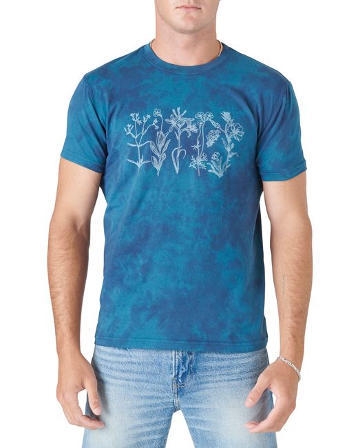 Lucky Brand Floral Tie Dye Graphic Tee in at Nordstrom