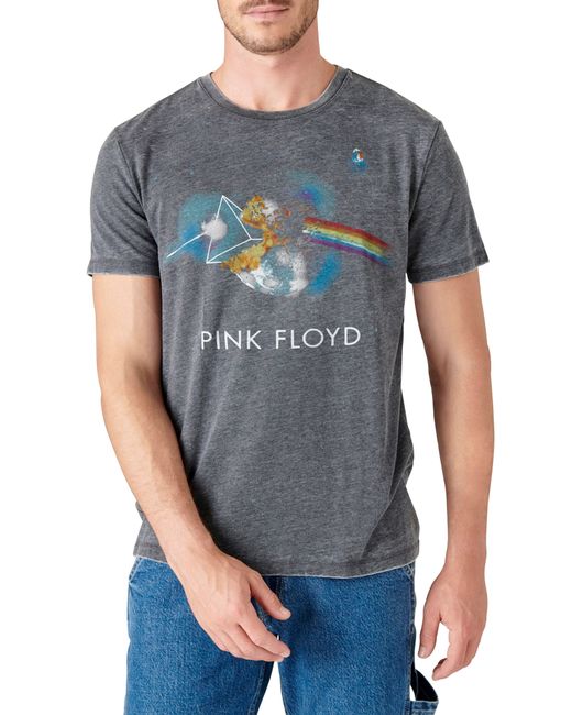 Lucky Brand Pink Floyd Exploding Moon Graphic Tee in at Nordstrom