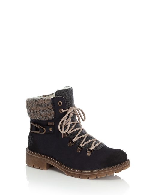 Rieker Sabrina 31 Lace-Up Boot in Pazifik/Anthrazit/Graphit at Nordstrom