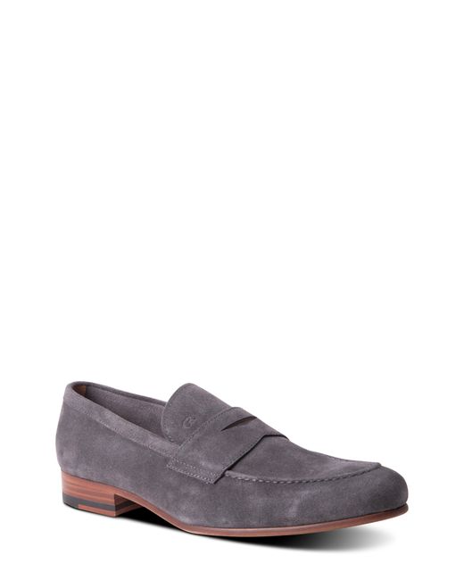 Gordon Rush Cartwright Penny Loafer 10.5 in Grey Suede at Nordstrom