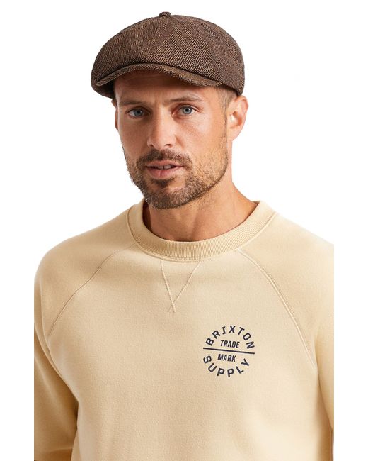Brixton Brood Driving Cap in Brown at Nordstrom