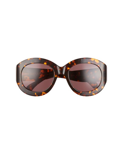 Alaïa 53mm Round Sunglasses in at Nordstrom