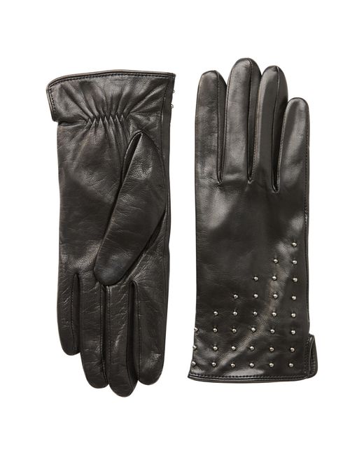 Bruno Magli Studded Leather Gloves in at Nordstrom