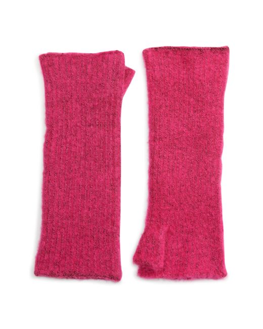 Open Edit Twisted Fingerless Rib Gloves in at Nordstrom