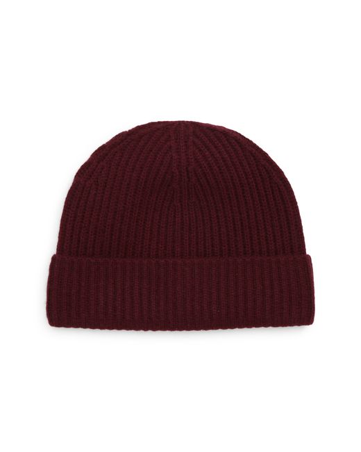 Andrew Stewart Cashmere Ribbed Beanie in at Nordstrom