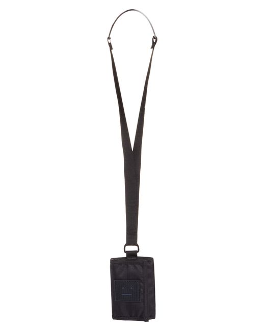 Acne Studios Andreas Face Patch Trifold Key Holder in at Nordstrom