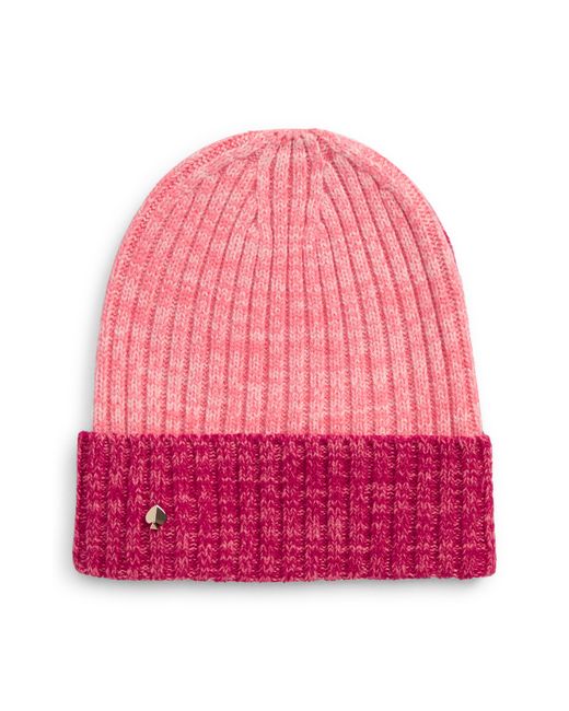 Kate Spade New York mouline patch beanie in at Nordstrom