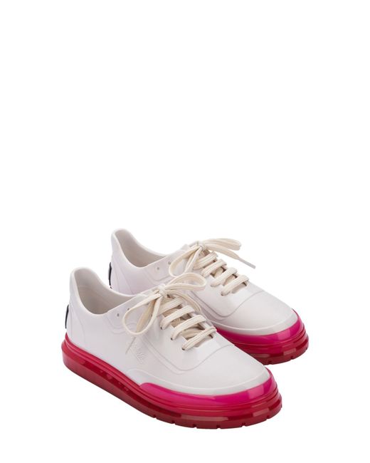 Melissa Classic BT21 Sneaker in White/Pink at Nordstrom