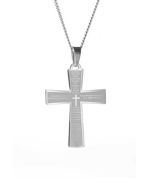 Brook and York Lords Prayer Cross Pendant Necklace in at Nordstrom