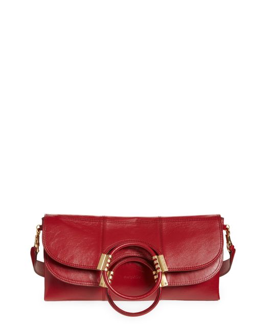 See by Chloé Eleonora Foldover Leather Shoulder Bag in at Nordstrom