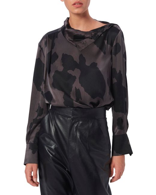Equipment Aphrielle Long Sleeve Silk Blouse in at Nordstrom