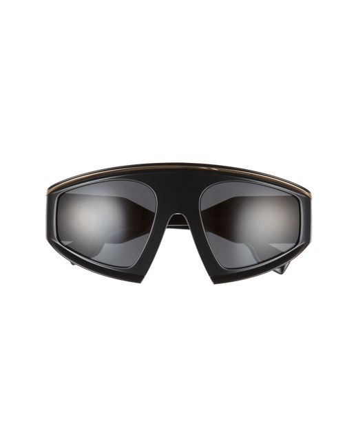 Burberry 56mm Irregular Sunglasses in Black/Dark Grey at Nordstrom