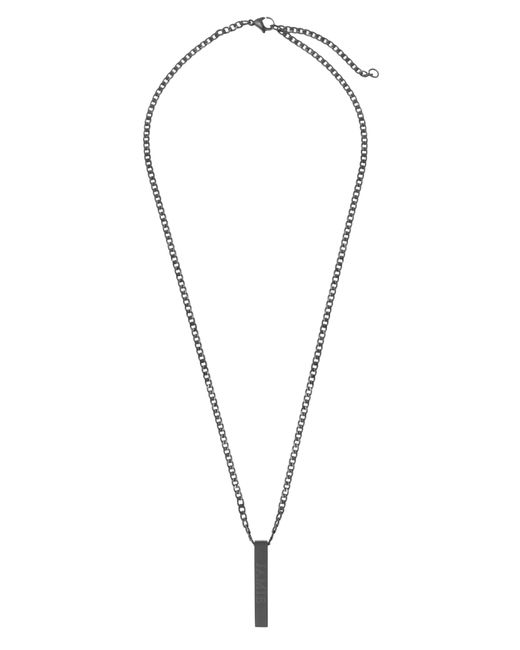 Brook and York Engravable Stainless Steel Necklace in at Nordstrom
