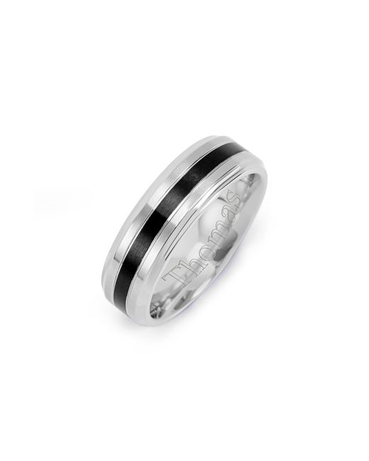 Brook and York Engravable Stainless Steel Ring in at Nordstrom