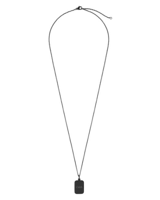 Brook and York Engravable Stainless Steel Necklace at Nordstrom