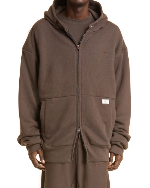Advisory Board Crystals Abc. 123. Logo Cotton Blend Zip Hoodie in at Nordstrom