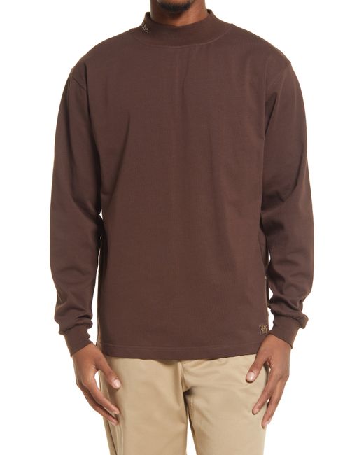 Advisory Board Crystals Abc. 123. Logo Mock Neck Cotton T-Shirt in at Nordstrom
