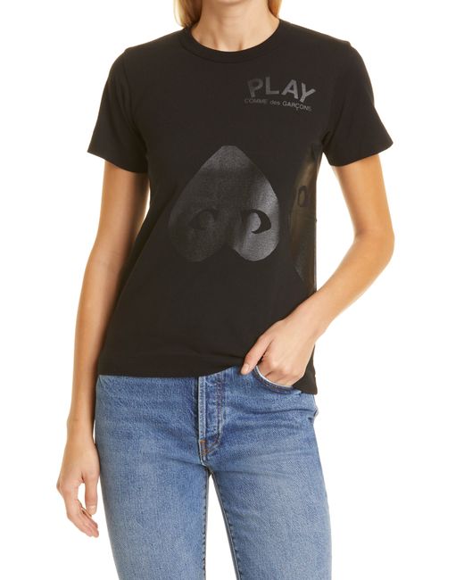 Comme Des Garçons Play Inverted Heart Graphic Tee in at Nordstrom