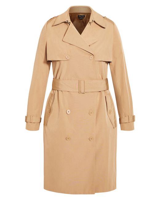 City Chic Utility Trench Coat in at Nordstrom