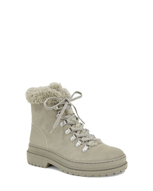 Splendid Yvonne Suede Hiking Boot with Faux Fur Trim in at Nordstrom