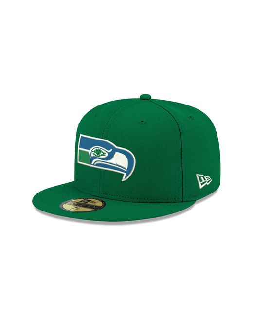 New Era Cap New Era Seattle Seahawks Omaha Throwback 59FIFTY Fitted Hat at Nordstrom