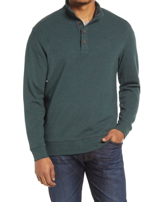 The No Animal Brand Puremeso Mock Neck Top Xx-Large in Green Gables at Nordstrom