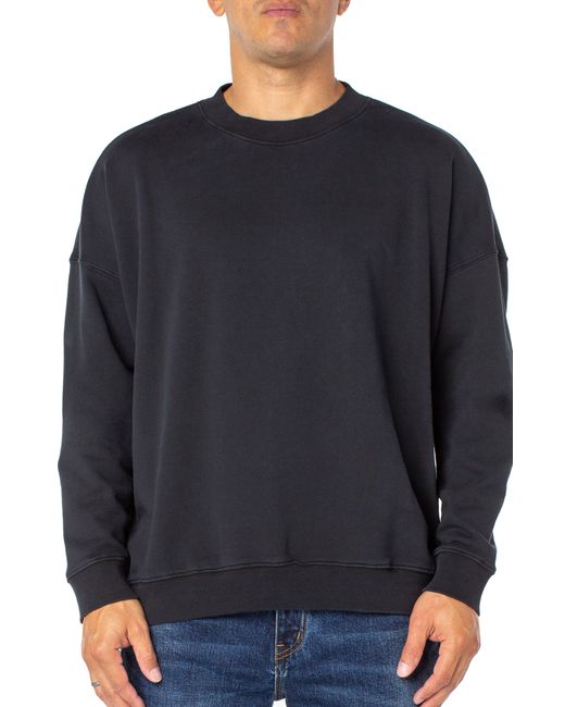 Sanctuary Cotton Sweatshirt Xx-Large in Black Soot at Nordstrom