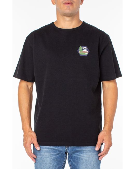 Sanctuary Everyday Mountain Cotton Graphic Tee Xx-Large in Black at Nordstrom