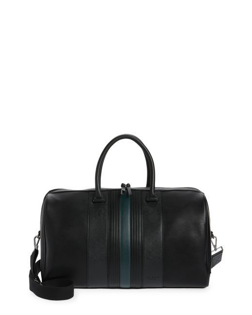 Ted Baker London Everyday Stripe Faux Leather Holdall Bag in at Nordstrom