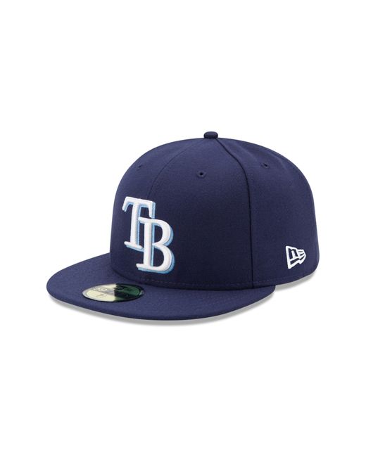 New Era Cap New Era Navy Tampa Bay Rays Game Authentic Collection On-Field 59FIFTY Fitted Hat 7 at Nordstrom